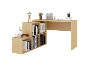 میز تحریر کتابخانه دار ال شکل متحرک SMB324