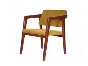 صندلی چوبی پذیرایی قهوه ای CH41