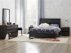 سرویس خواب مشکی چوبی ایلیا 1