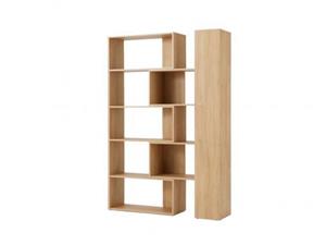 قفسه کتاب متحرک 2 تکه ام دی اف B56