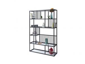 قفسه کتاب فلزی مدرن 5 طبقه DF203