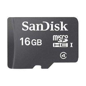 کارت حافظه microSDHC سن دیسک مدل MSD16 کلاس 4 سرعت 4MBps ظرفیت 16 گیگابایت 