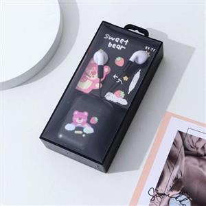 هندزفری عروسکی کیف دار xy-77sweet bear خرس توت فرنگی