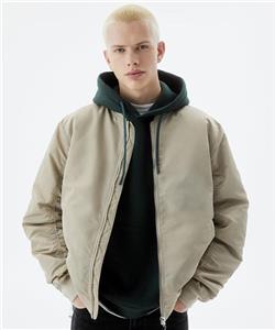 کاپشن مردانه Pull&Bear مدل Basic Padded Bomber