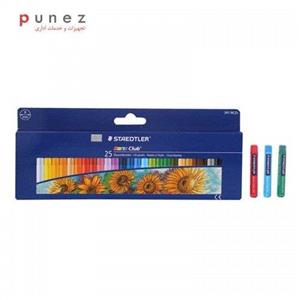 پاستل روغنی 25 رنگ استدلر مدل  Noris Club کد 241 Staedtler Noris Club Oil Pastel 241 Pack of 25 Colors