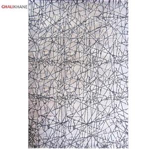 فرش ماشینی طرح پلاتینیوم کد 5025 زمینه طوسی