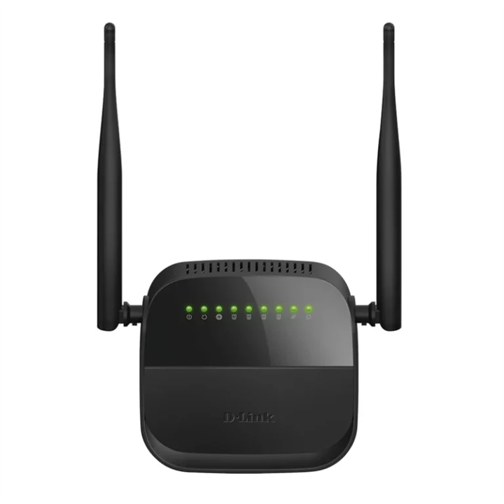 D-Link DSL-124 Wireless N300 ADSL2+ Modem Router