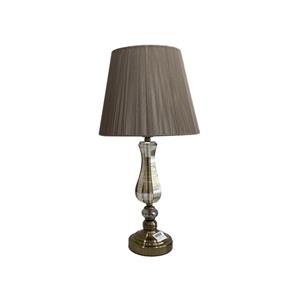 آباژور کریستالی طرح آرام رنگ برنز