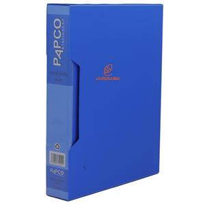 کلربوک 80 برگ قاب دار آبی پاپکو PAPCO