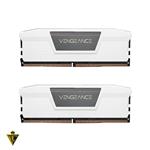 رم کورسیر VENGEANCE LPX 32GBx2 5200MHz WHITE ظرفیت 64 گیگابایت