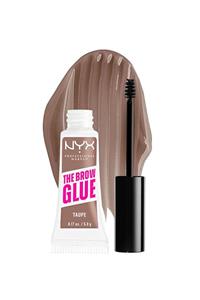 ریمل و ژل ترمیم کننده ابرو NYX مدل The Brow Glue رنگ Taupe 