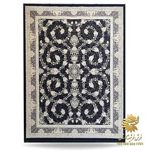 فرش 1200 شانه افشان کاشان طرح سوگل  طلاکوب