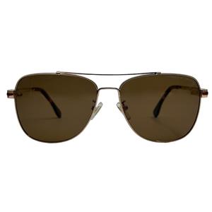 عینک آفتابی پلاریزه پورش دیزاین مدل PORSCHE DESIGN P8871 طلایی دسته پلنگی