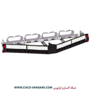 پچ پنل زاویه دار 19 اینچی لگراند 24 پورت RJ45 LCS