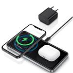 شارژر بیسیم رومیزی ESR 2-in-1 Magnetic Wireless Charger (HaloLock)