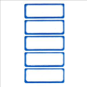 برچسب دور آبی 6×2 سانتی متر 5 عددی 