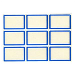 برچسب دور آبی 4.5×3 سانتی متر 9 عددی 