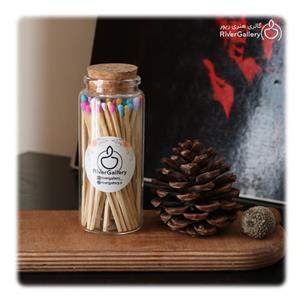 کبریت رنگی شیشه‌ای شعله
