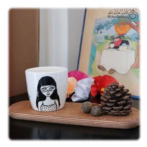 ماگ دست ساز سرامیکی دختران سرزمنیم