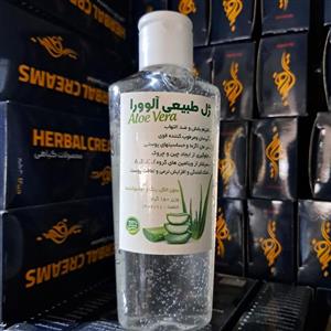ژل الوورا طبیعی و بدون رنگ و الکل و خوشبو کننده و آبرسان و مرطوب کننده و...