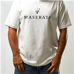 تیشرت طرح لوگوی مازراتی Maserati Logo Tshirt – X02