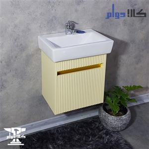 کابینت روشویی آتیلا کرم سایز کوچک