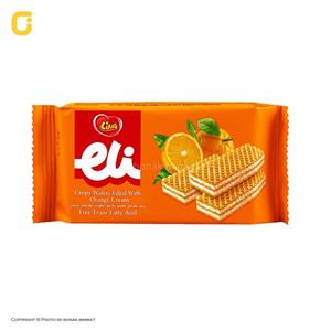 ویفر کرمدار پرتقالی الی لینا وزن 40 گرمی