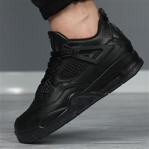 نایک ایر جردن 4 رترو مشکی تمام کد 12