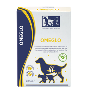 مکمل پوست و مو TRM مخصوص سگ و گربه مدل OMEGLO