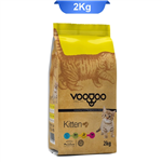 غذای خشک بچه گربه طعم مرغ و ماهی و برنج وودو (VooDoo) وزن 2 کیلوگرم