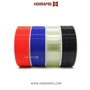 شیلنگ پنوماتیک با قطر خارجی ۶ میلیمتر و قطر داخلی ۴ میلیمتر برند T.A.C