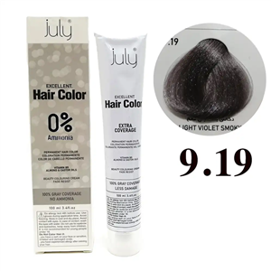 رنگ مو بدون آمونیاک جولای سری بنفش شماره 9.19