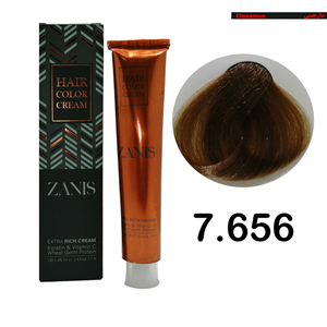 رنگ مو زانیس سری دارچینی کد 7.656