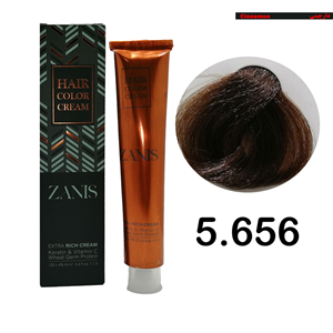 رنگ مو زانیس سری دارچینی کد 5.656