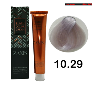 رنگ مو زانیس سری خاکستری بنفش کد 10.29