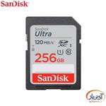 کارت حافظه SDXC U1 سن دیسک ظرفیت 256 گیگابایت سرعت 120MB/s