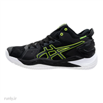 کفش والیبال اسیکس Asics Gelburst مشکی سبز