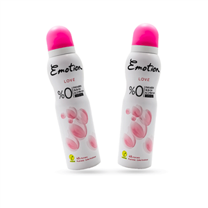 اسپری ایموشن مدل لاو|اسپری ضد تعریق زنانه ایموشن مدل love
