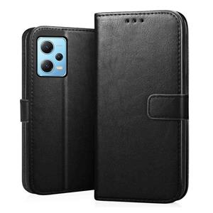 کیف مگنت دار شیائومی REDMI 12 طرح چرم