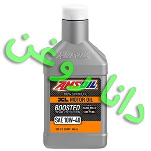 روغن موتور (1 لیتری) فول سنتتیک بنزینی اَمزویل AMSOIL (امس اویل) مدل Extended-Life گرید 10W40 با سطح کیفی API SN/CF بهمراه نتایج آزمایشات آزمایشگاهی و مقایسه با برند رویال پرپل