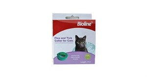 قلاده ضد کک و کنه گربه با عصاره اکالیپتوس و لیمو بایولاین Bioline flea and tick collar for cats
