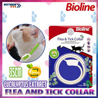 قلاده ضد کک و کنه گربه با عصاره اکالیپتوس و لیمو بایولاین Bioline flea and tick collar for cats 