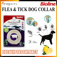 قلاده ضد کک و کنه سگ با عصاره اکالیپتوس و لیمو بایولاین Bioline flea and tick collar for dogs 