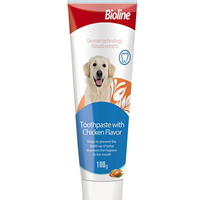 خمیر دندان سگ طعم مرغ بایولاین ۱۰۰ گرم Bioline toothpaste with chicken flavour 