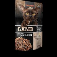 پوچ گربه با گوشت بره و بیف ریش شده لئوناردو ۷۰ گرم Leonardo lamb with extra pulled Beef
