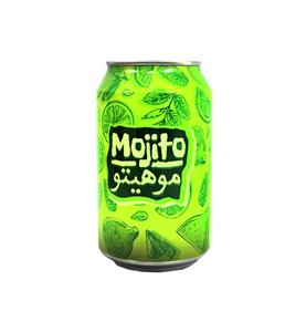 نوشیدنی قوطی موهیتو گازدار بهنوش 330 میلی لیتر