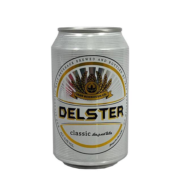 نوشیدنی قوطی دلستر کلاسیک (ساده) بدون الکل بهنوش 330 میلی لیتر