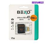 رم میکرو 256 گیگ بکسو BEXO MicroSD A1 U3 667X