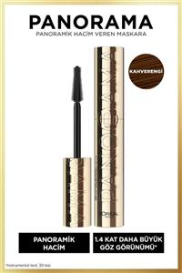 ریمل حجم دهنده پانوراما رنگ قهوه ای تیره برند L’Oreal Paris کد 30158672