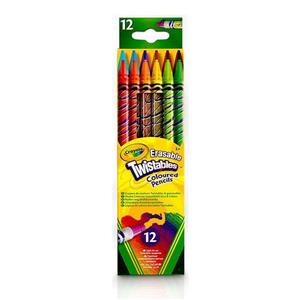 مداد رنگی 12 رنگ کرایولا مدل کوتاه Crayola Half Length Coloured Pencils Pack Of 12